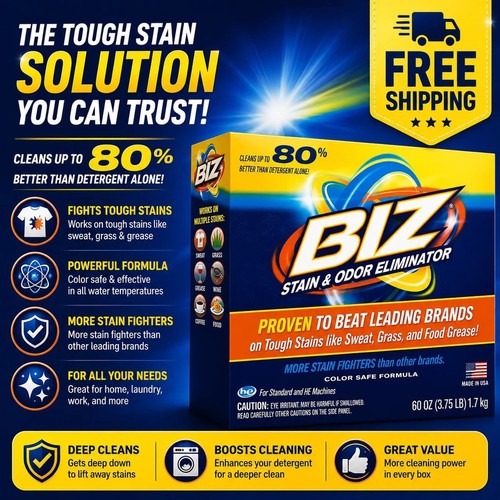 Biz stain and odor - biz,