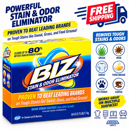 Biz stain and odor eliminator - biz,