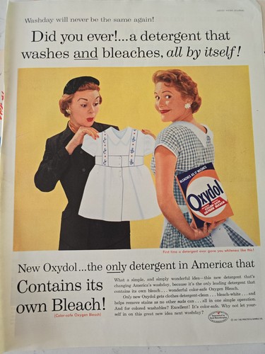 1957 oxydol color safe - 1957,
